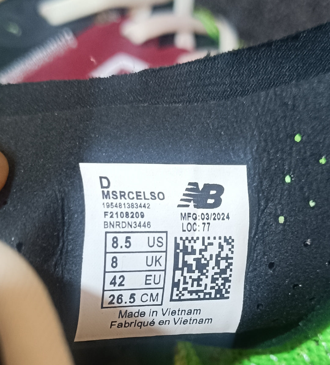 Zapatilla New Balance Fuelcell RC Elite para correr