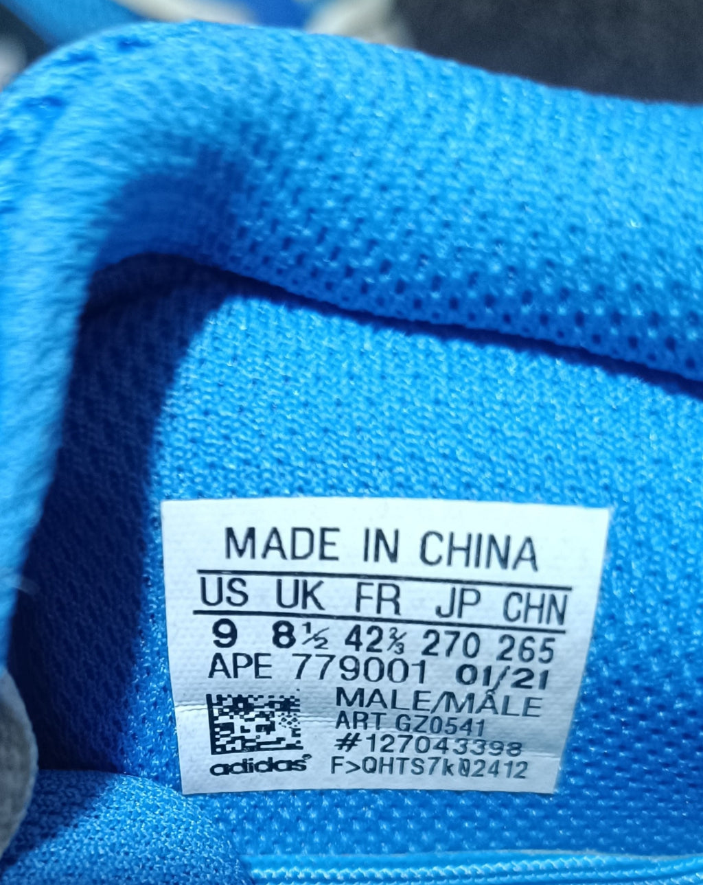 Adidas Yeezy Boost 700 en azul