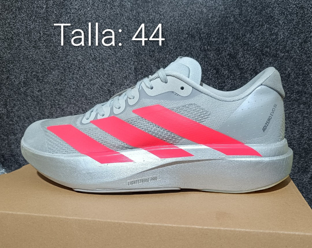 Zapatilla Adizero EVO SL plateado