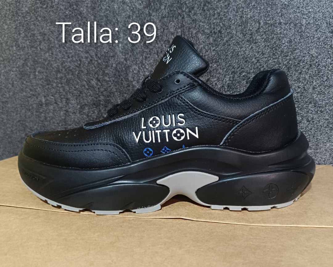 Zapatillas Louis Vuitton tatic de cuero becerro
