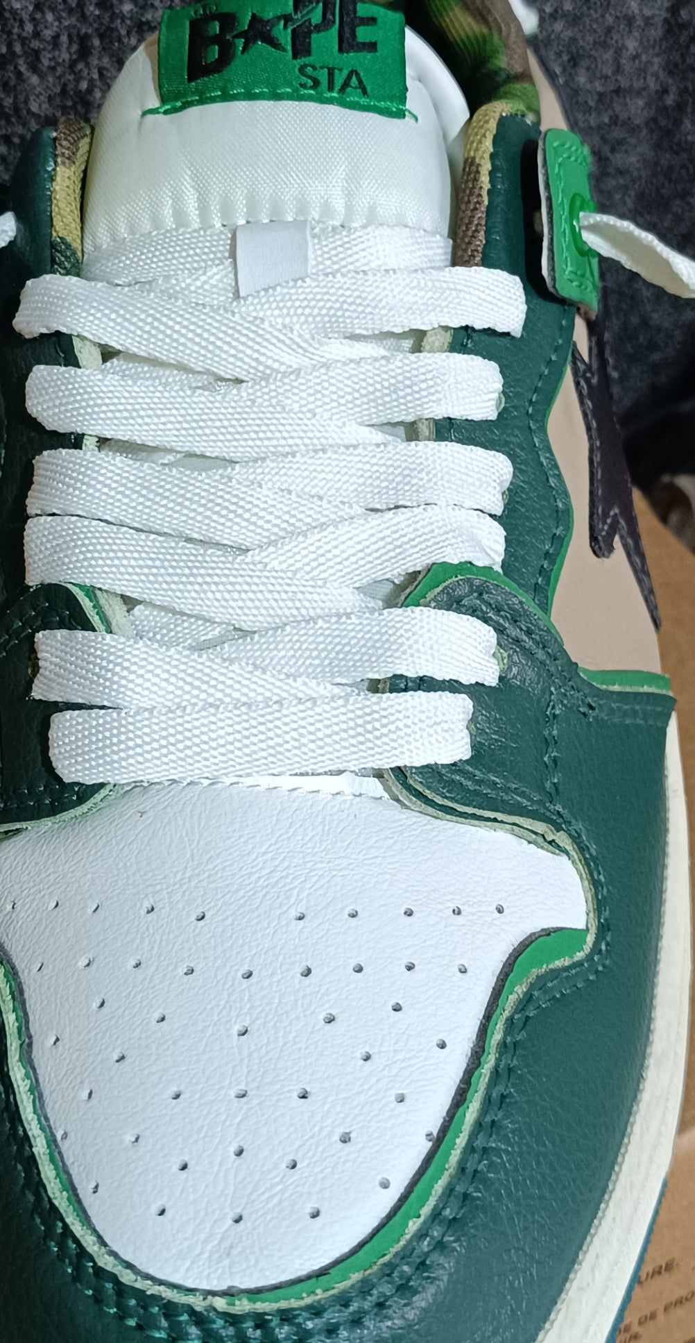 Zapatilla BAPE SK8 STA ABC Green Camouflage