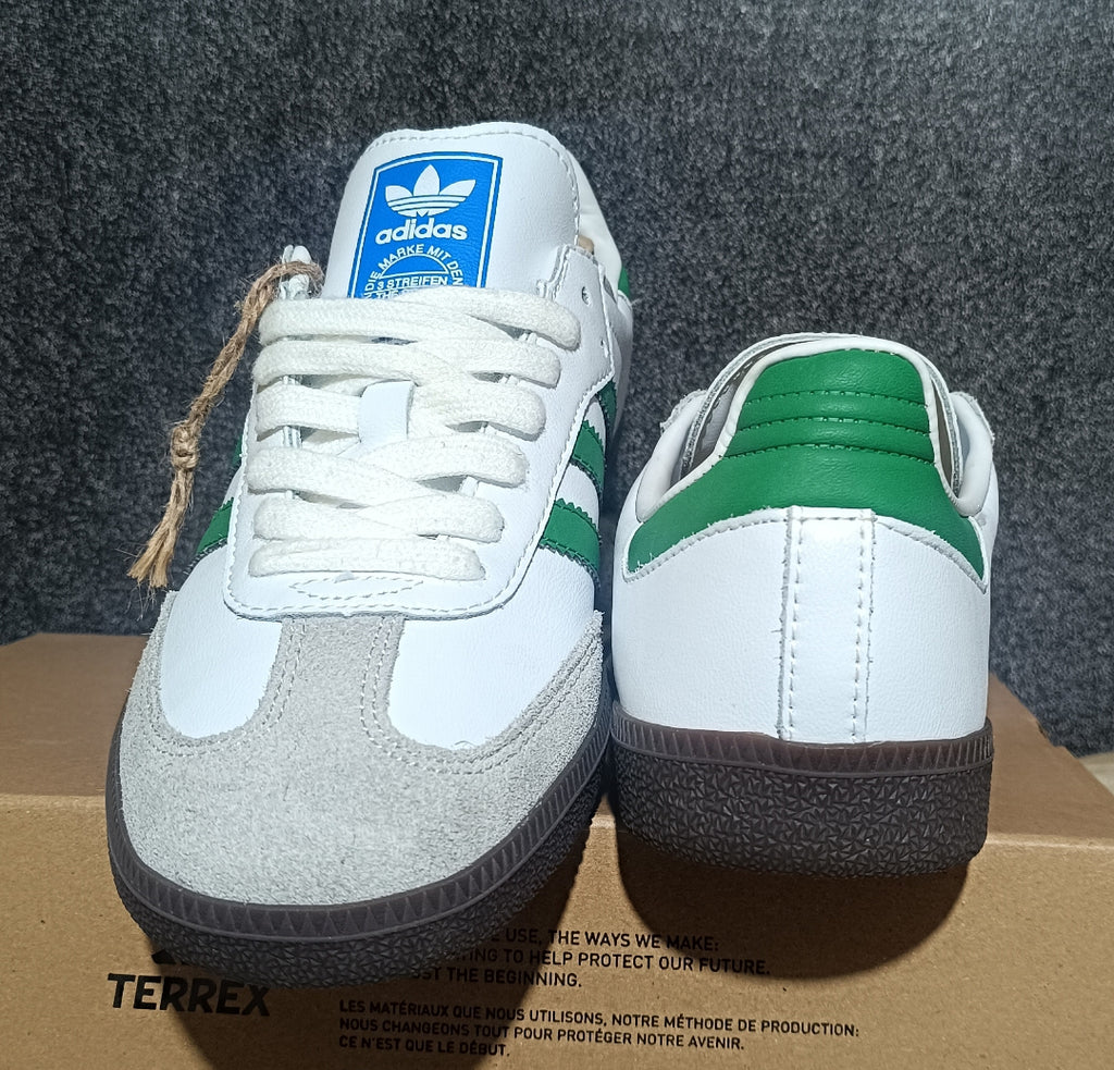Zapatilla Adidas Originals Samba OG Blanco/Verde