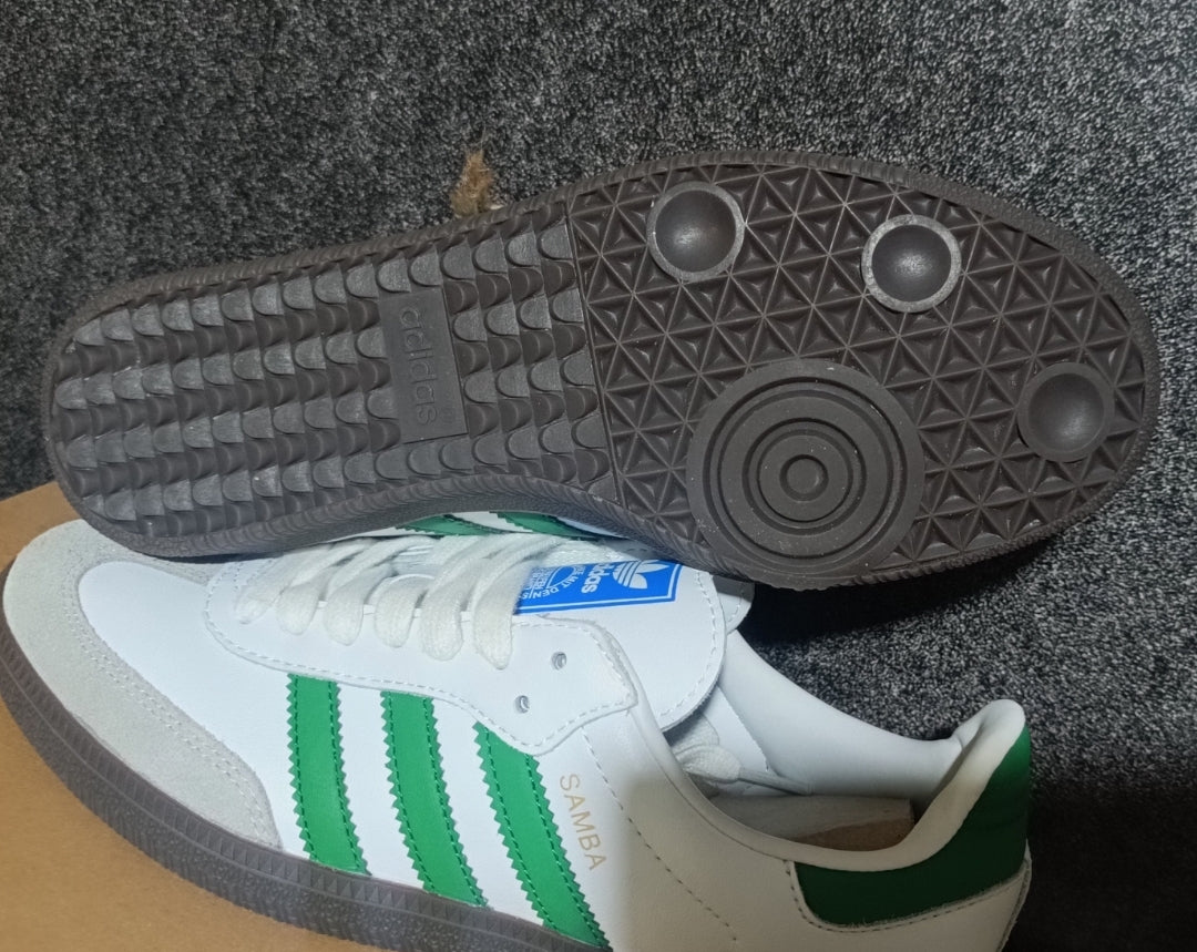 Zapatilla Adidas Originals Samba OG Blanco/Verde