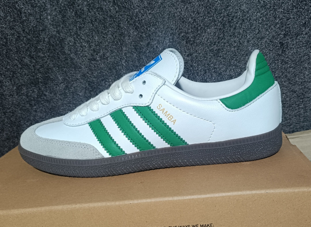 Zapatilla Adidas Originals Samba OG Blanco/Verde