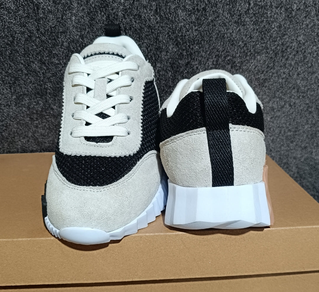 Zapatilla  HERMES Bouncing "Negro y Blanco" para Damas
